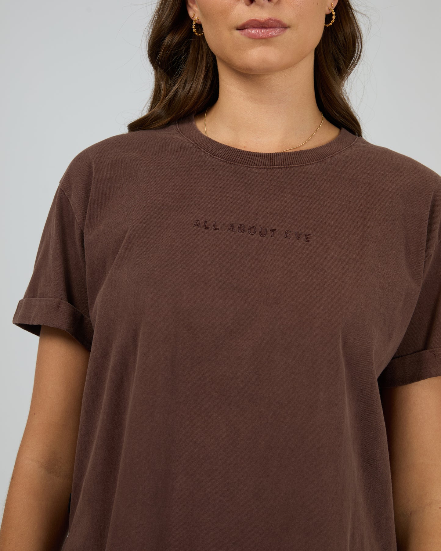 All About Eve Washed Tee | Brown