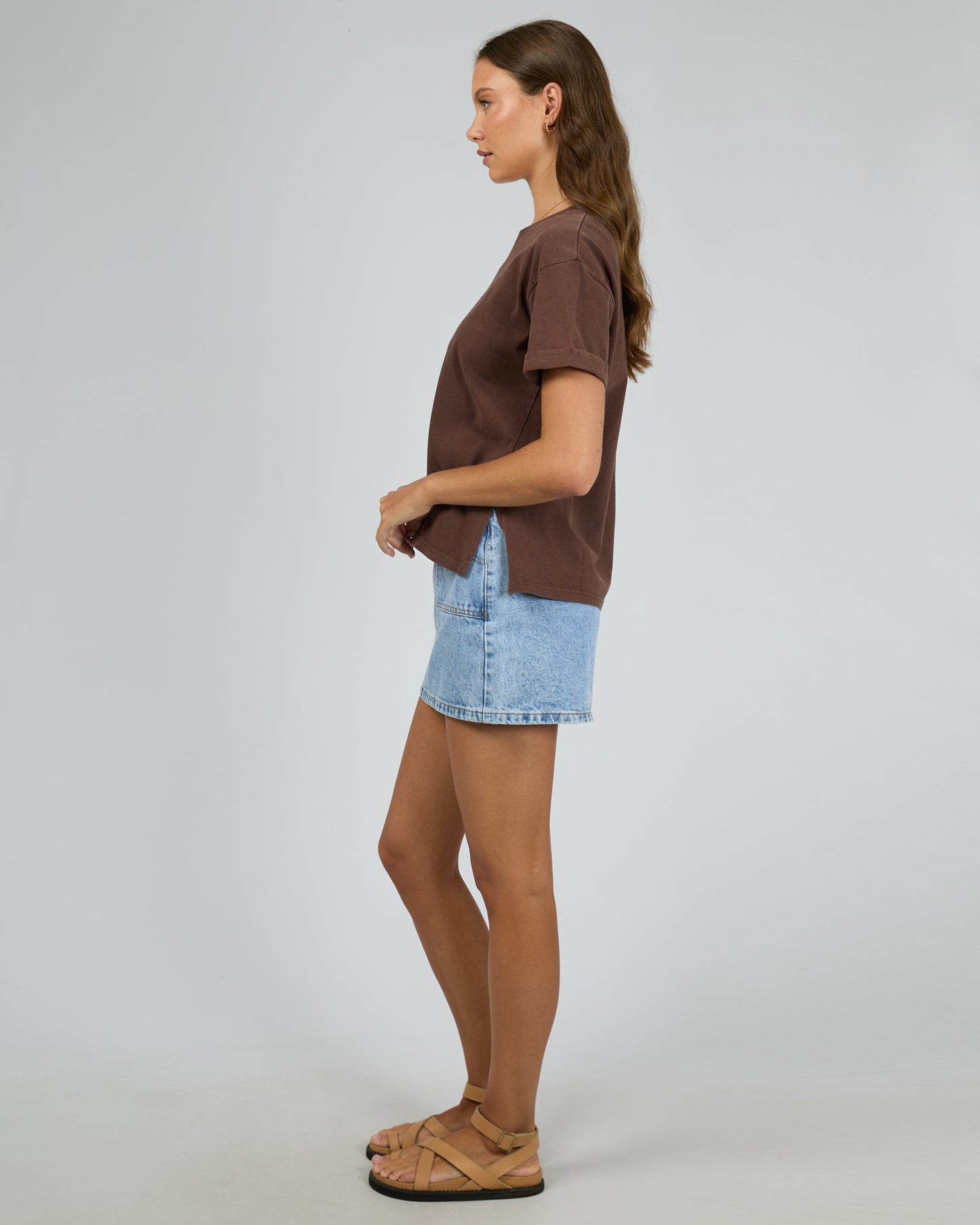 All About Eve Washed Tee | Brown