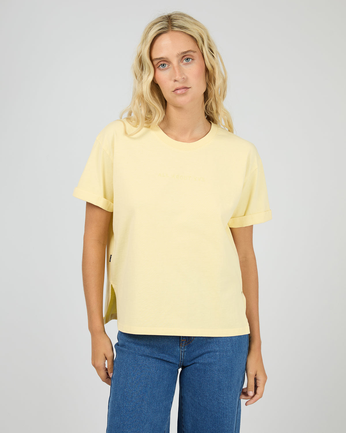 All About Eve Washed Tee | Lemon