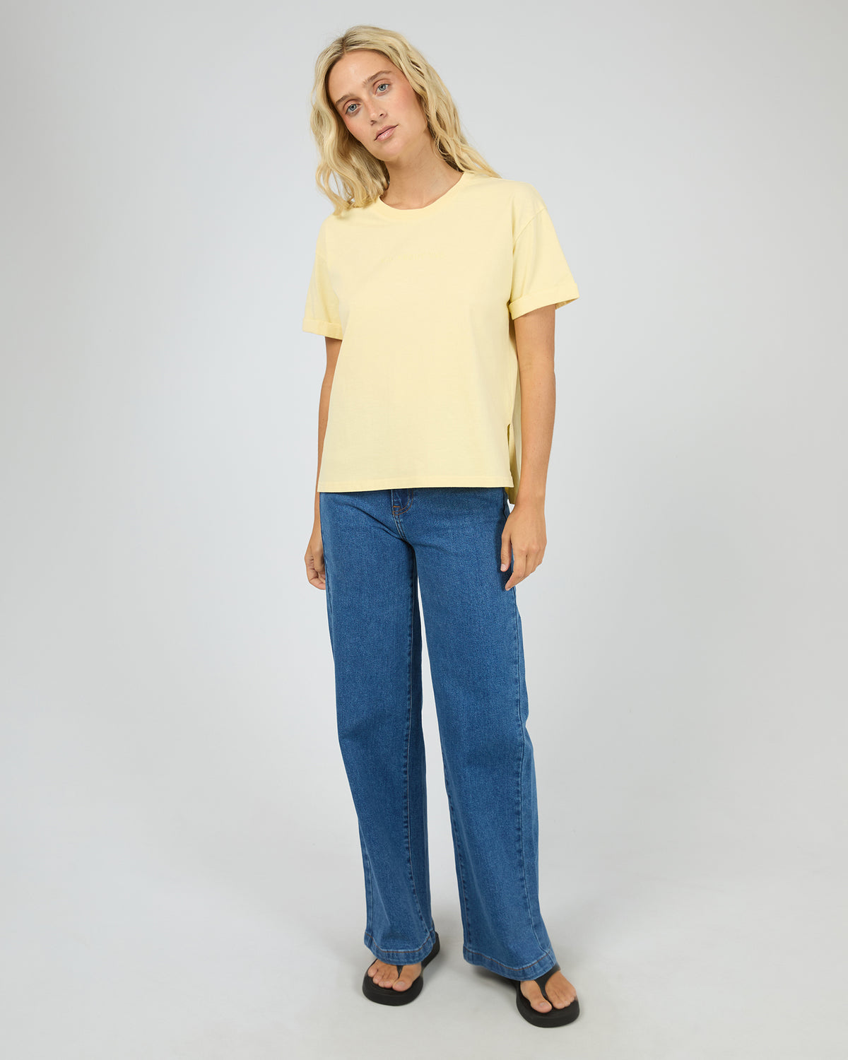 All About Eve Washed Tee | Lemon