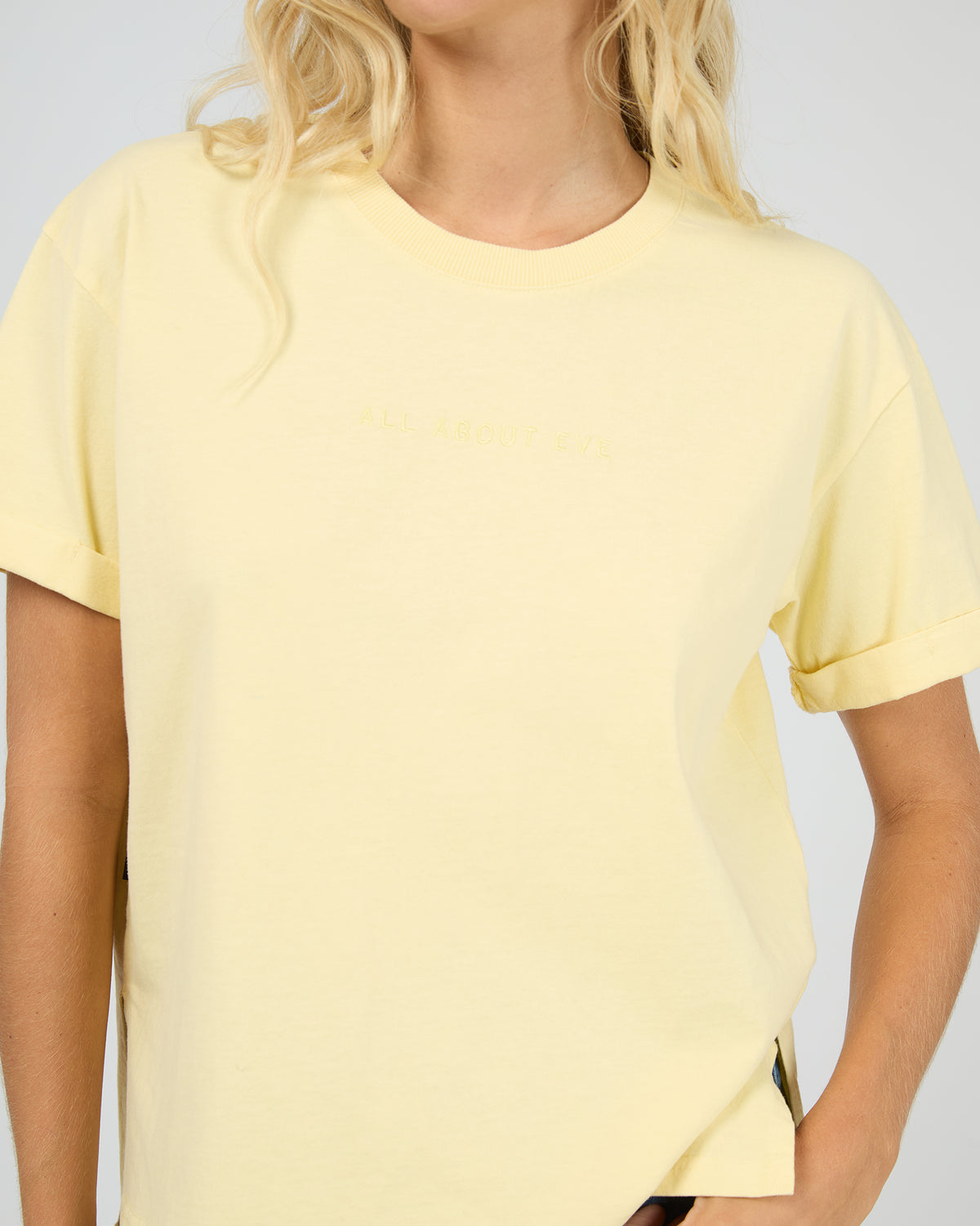 All About Eve Washed Tee | Lemon