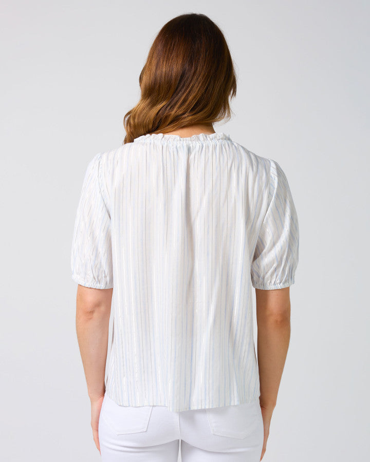 Stella + Gemma Arlo Blouse | Santorini Stripe