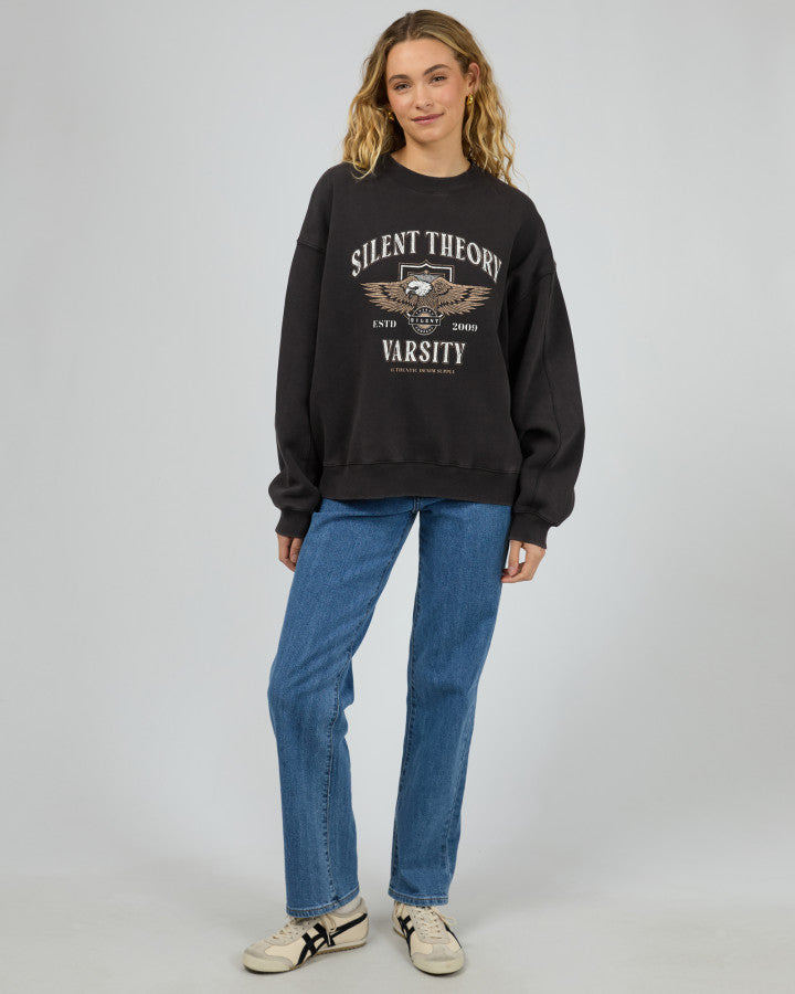 Silent Theory Authentic Crew | Washed Black