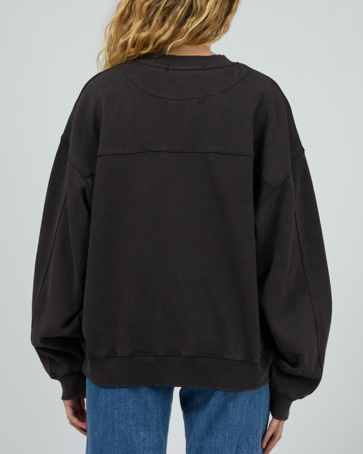 Silent Theory Authentic Crew | Washed Black