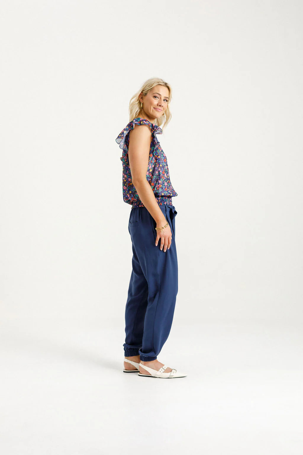 Homelee Lauren Top | Spring Blossoms