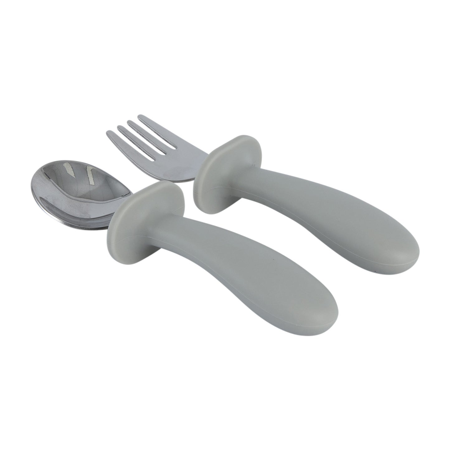 Splosh Baby Silicone Cutlery Set - Grey