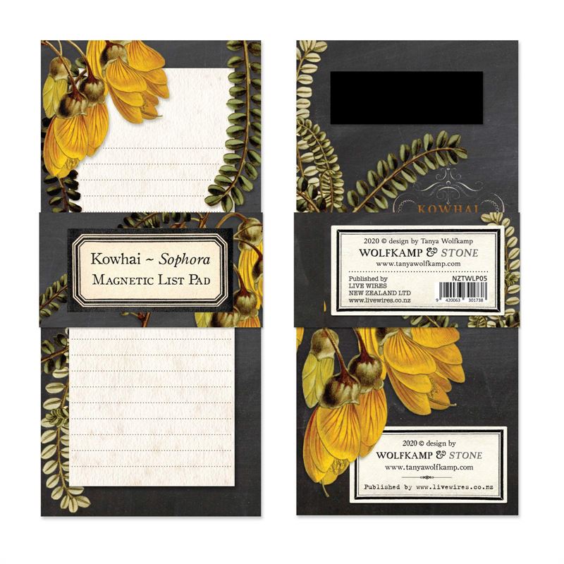 Wolfcamp & Stone Magnetic List Pad | Kowhai