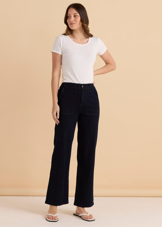 Betty Basics Relax Worker Jean | Blue Smoke