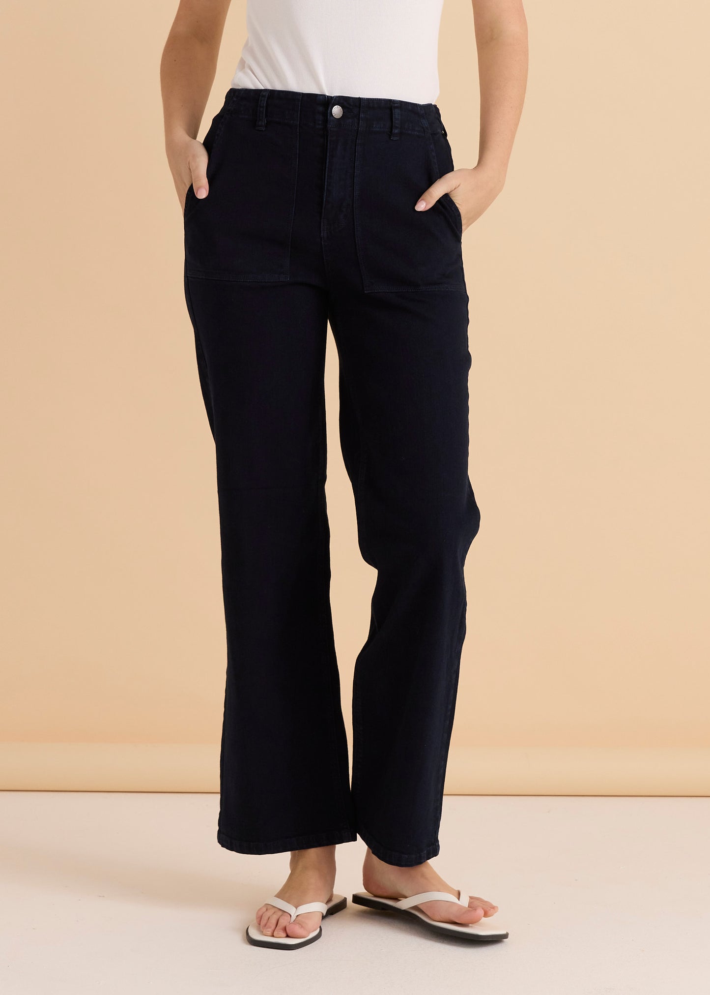 Betty Basics Relax Worker Jean | Blue Smoke