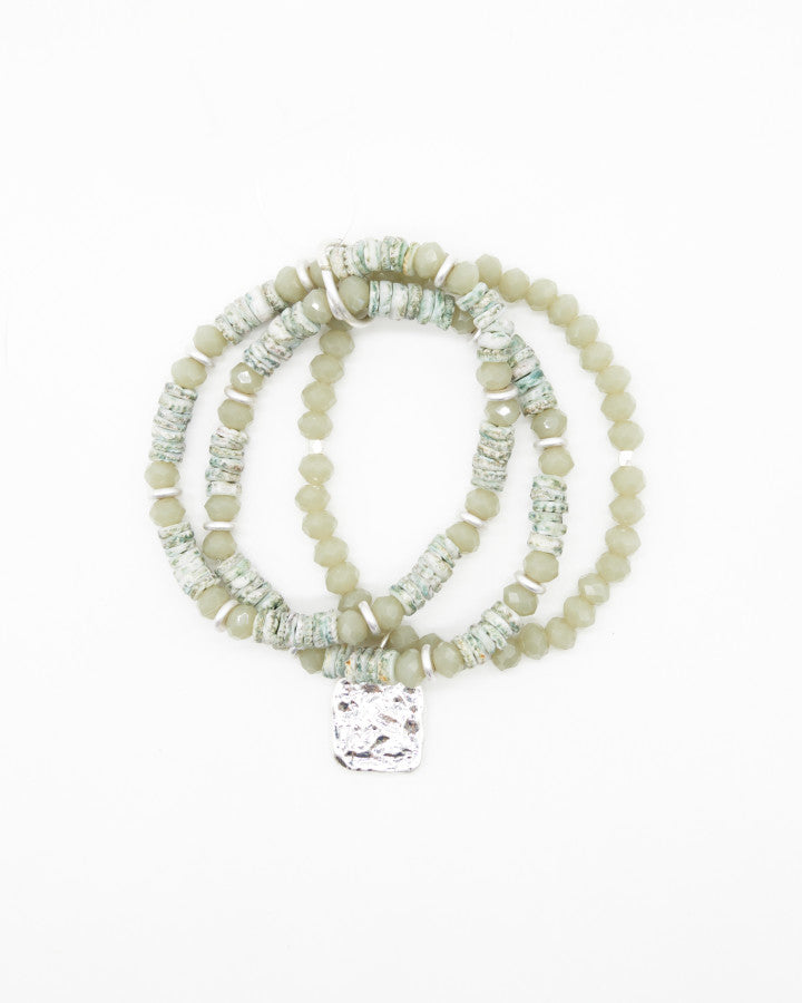 Stella + Gemma Bracelet Beads - Green