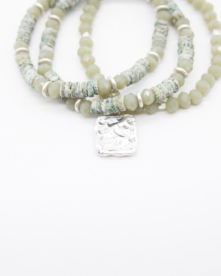 Stella + Gemma Bracelet Beads - Green