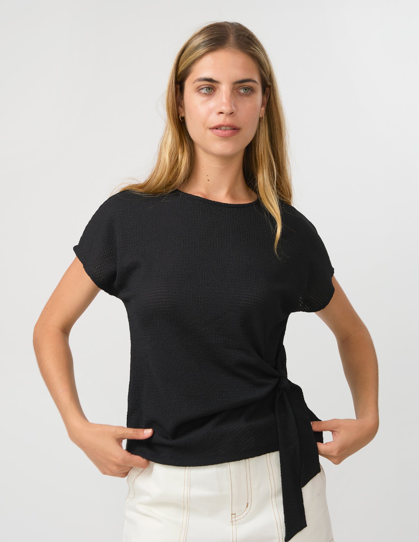 Stella + Gemma Cara Top | Black