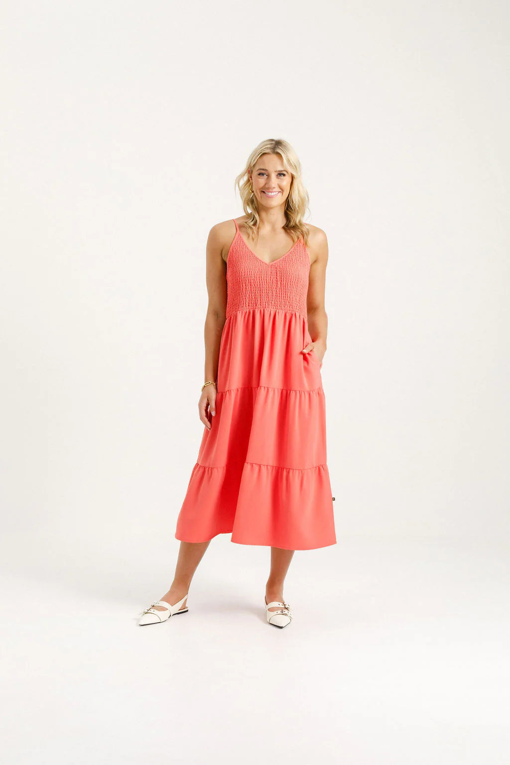 Homelee Julia Dress | Berry