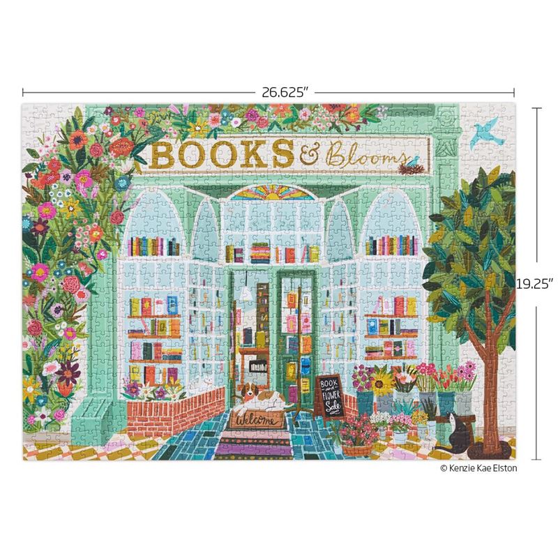 WerkShoppe - Books & Blooms Puzzle 1000 Pce