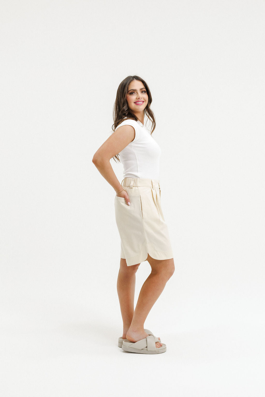 Homelee Finn Shorts | Oat