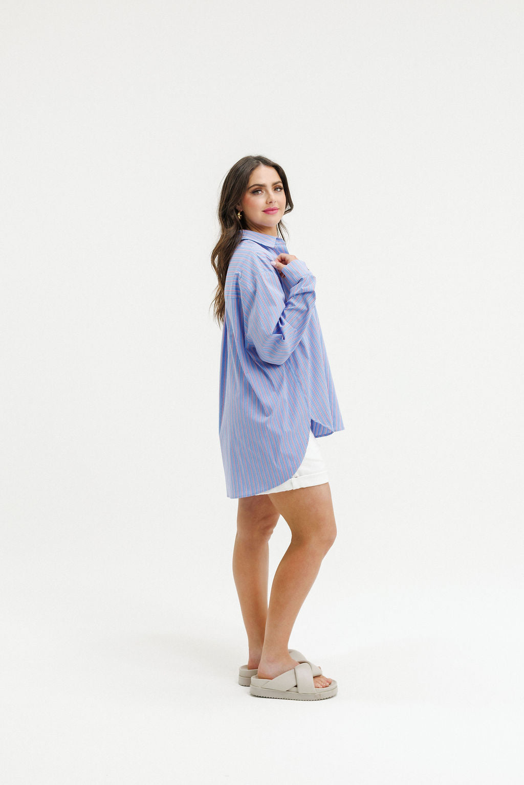 Homelee Eliza Shirt | Blue Haven