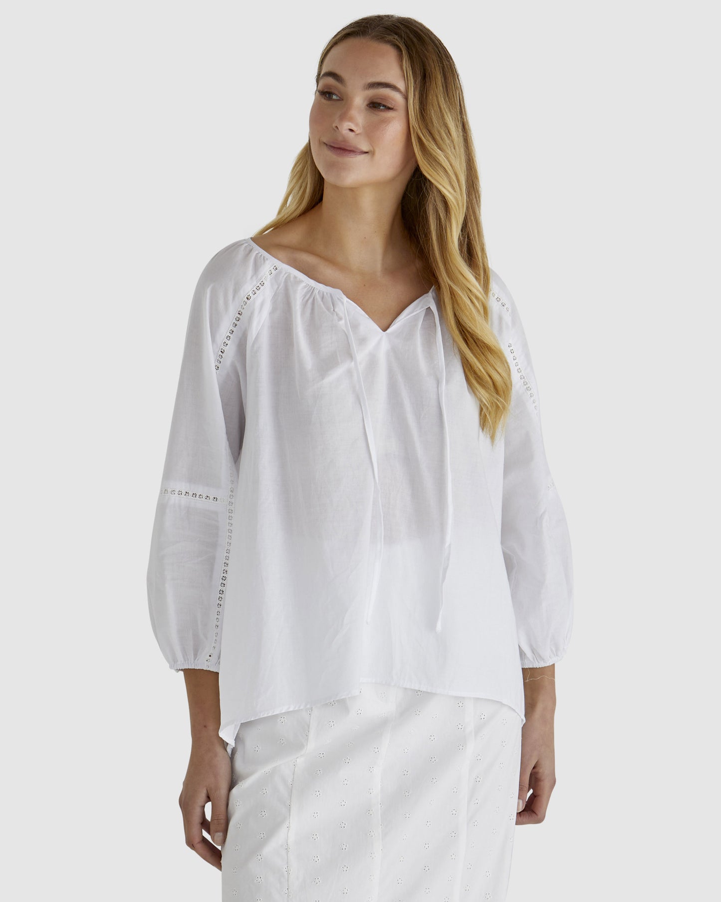 SASS Chantel Top | White
