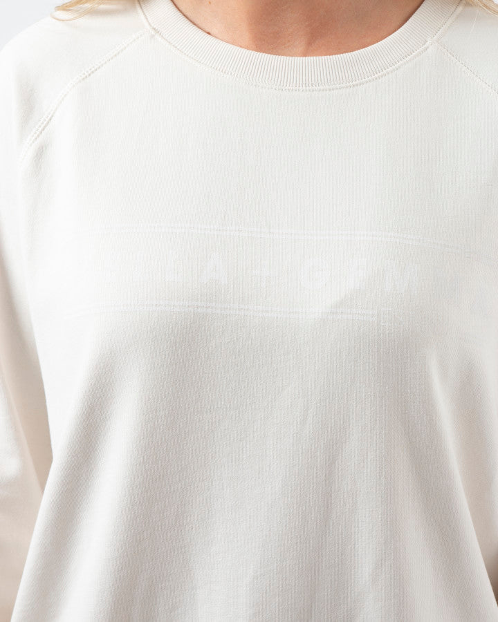 Stella + Gemma Classic Sweater | Cream Logo