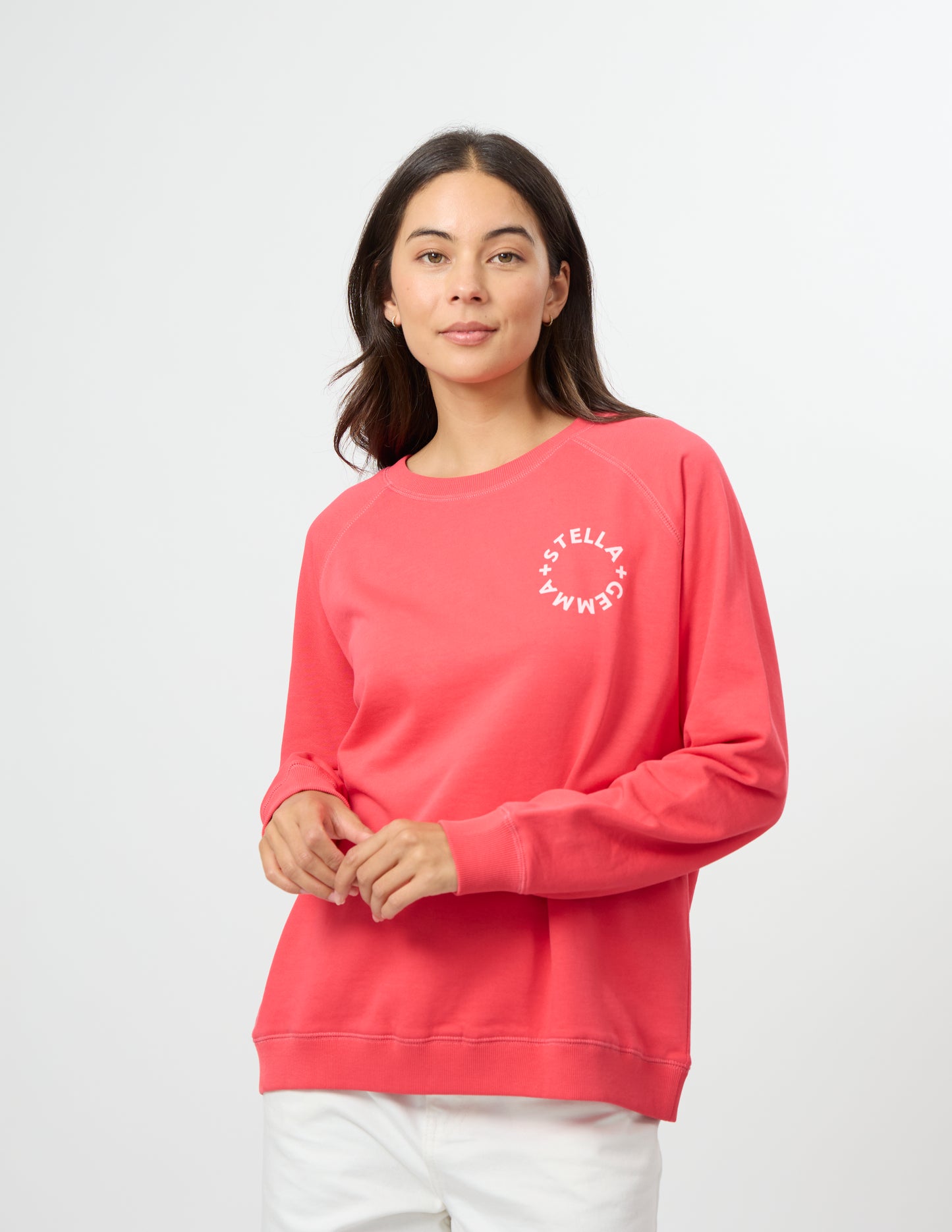 Stella + Gemma Classic Sweater Rotation | Deep Coral