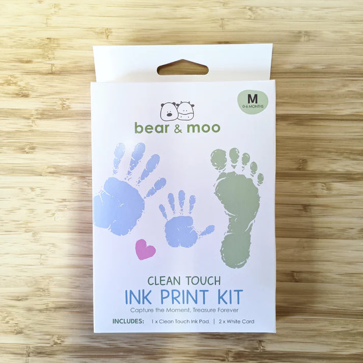 Bear & Moo Clean Touch Ink Print Kit