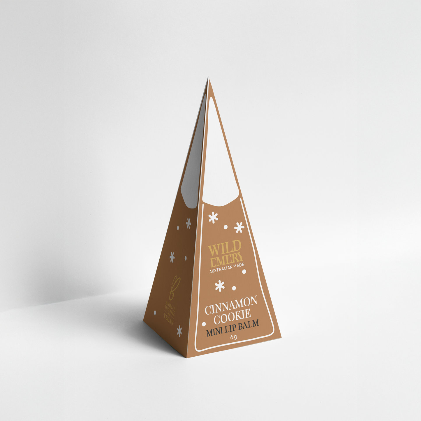 Wild Emery | Cinnamon Cookie - Mini Lip Balm Ornament