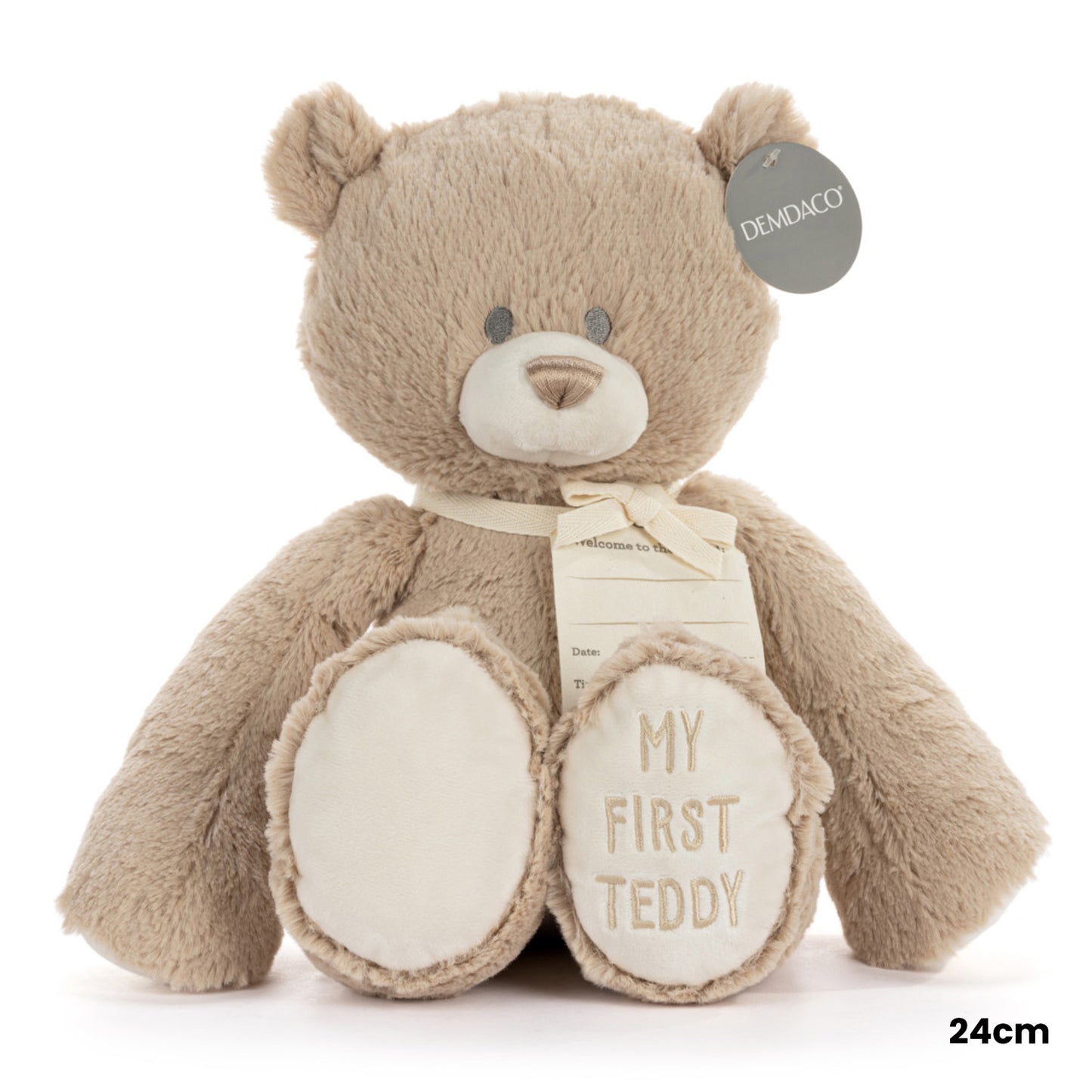 Demdaco My First Teddy | Tan 24cm
