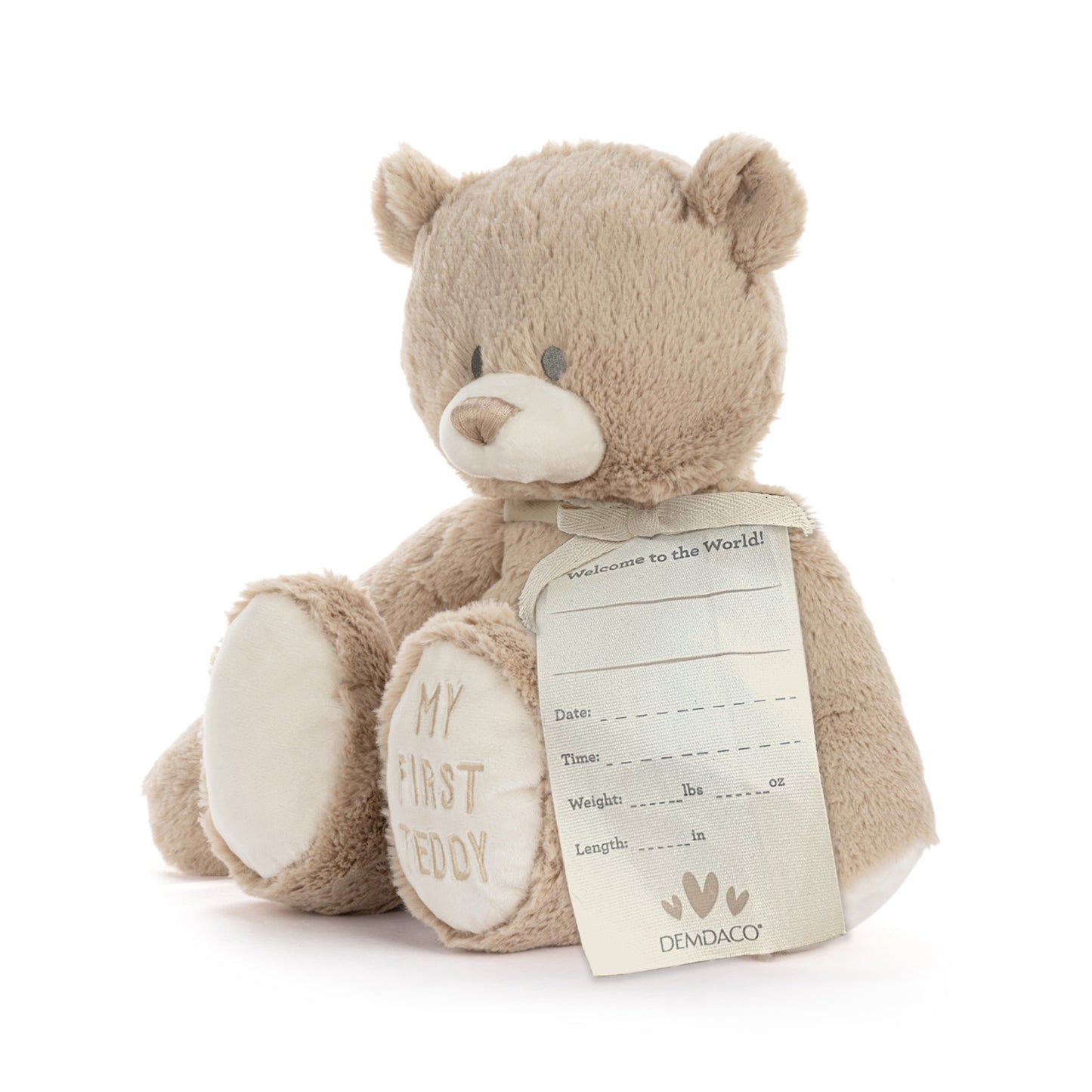 Demdaco My First Teddy | Tan 24cm