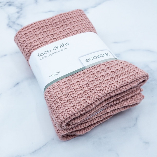 Ecovask Face Cloths - 2 pack