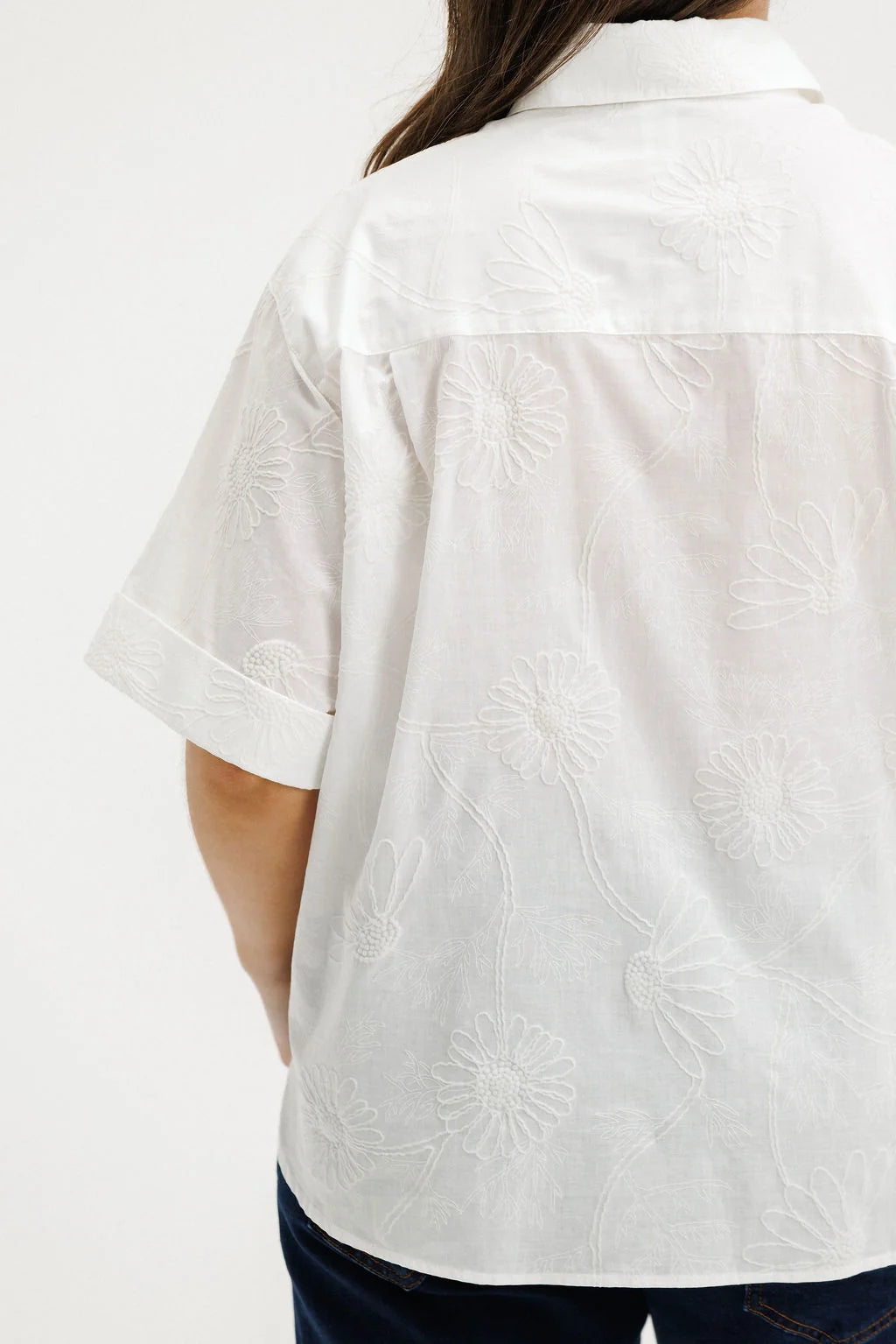 Homelee Ruby Shirt | White Flora
