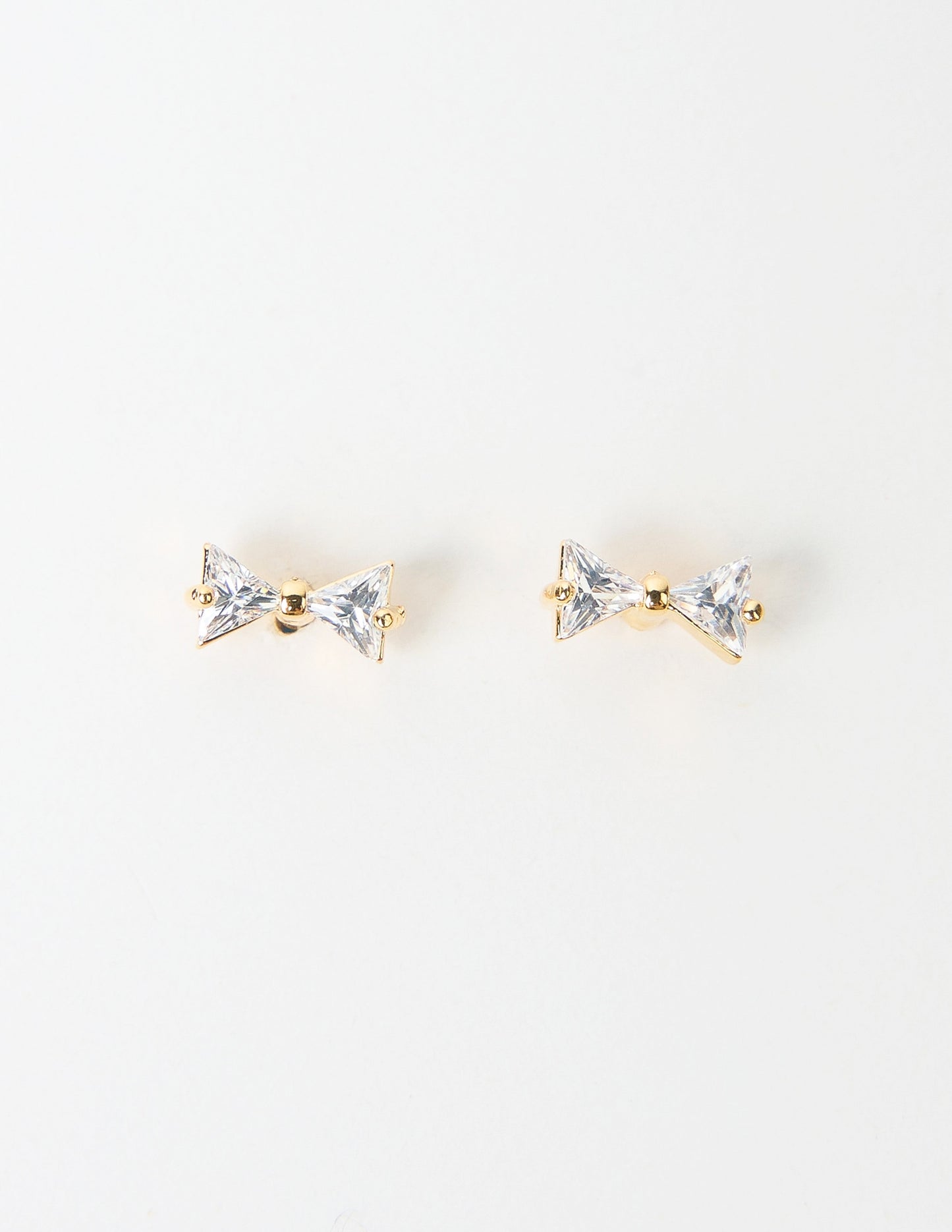 Stella + Gemma Petite Bow with Crystal Stud