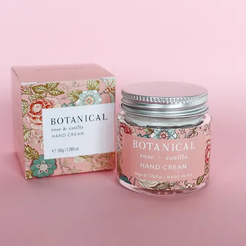 Botanical New Zealand Rose + Vanilla HAND CREAM 60ml