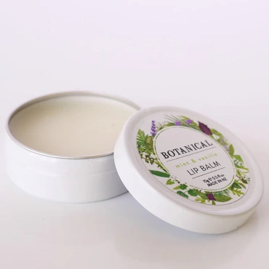 Botanical New Zealand Lip Balm - Mint & Vanilla