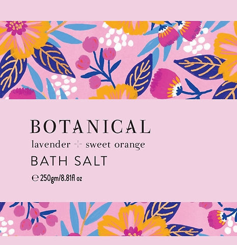 Botanical BATH SALTS | Lavender + Sweet Orange