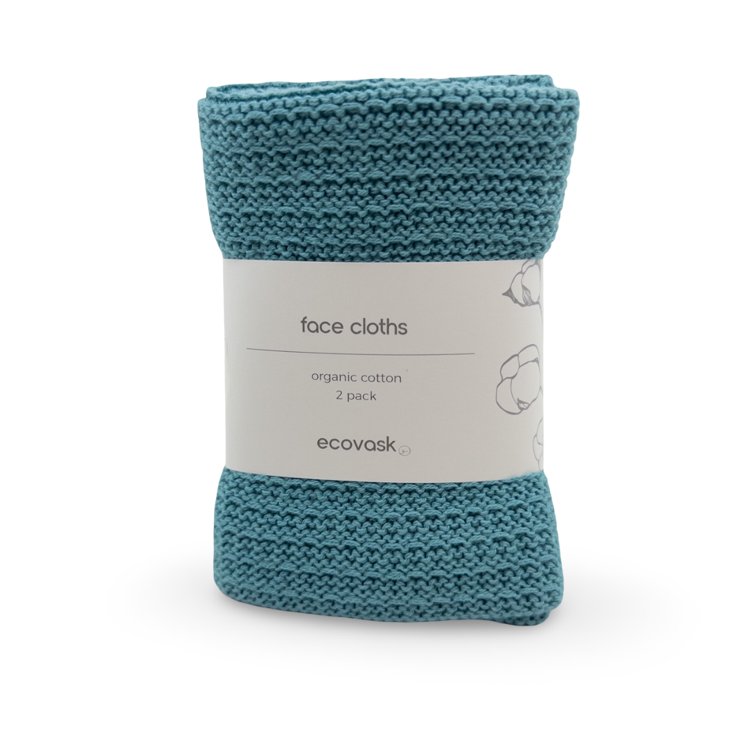 Ecovask Face Cloths - 2 pack