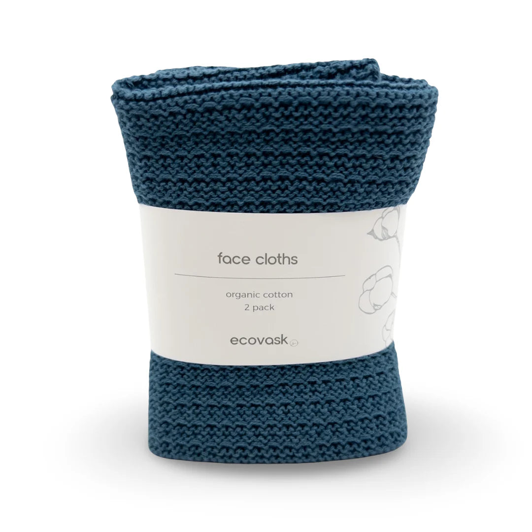 Ecovask Face Cloths - 2 pack