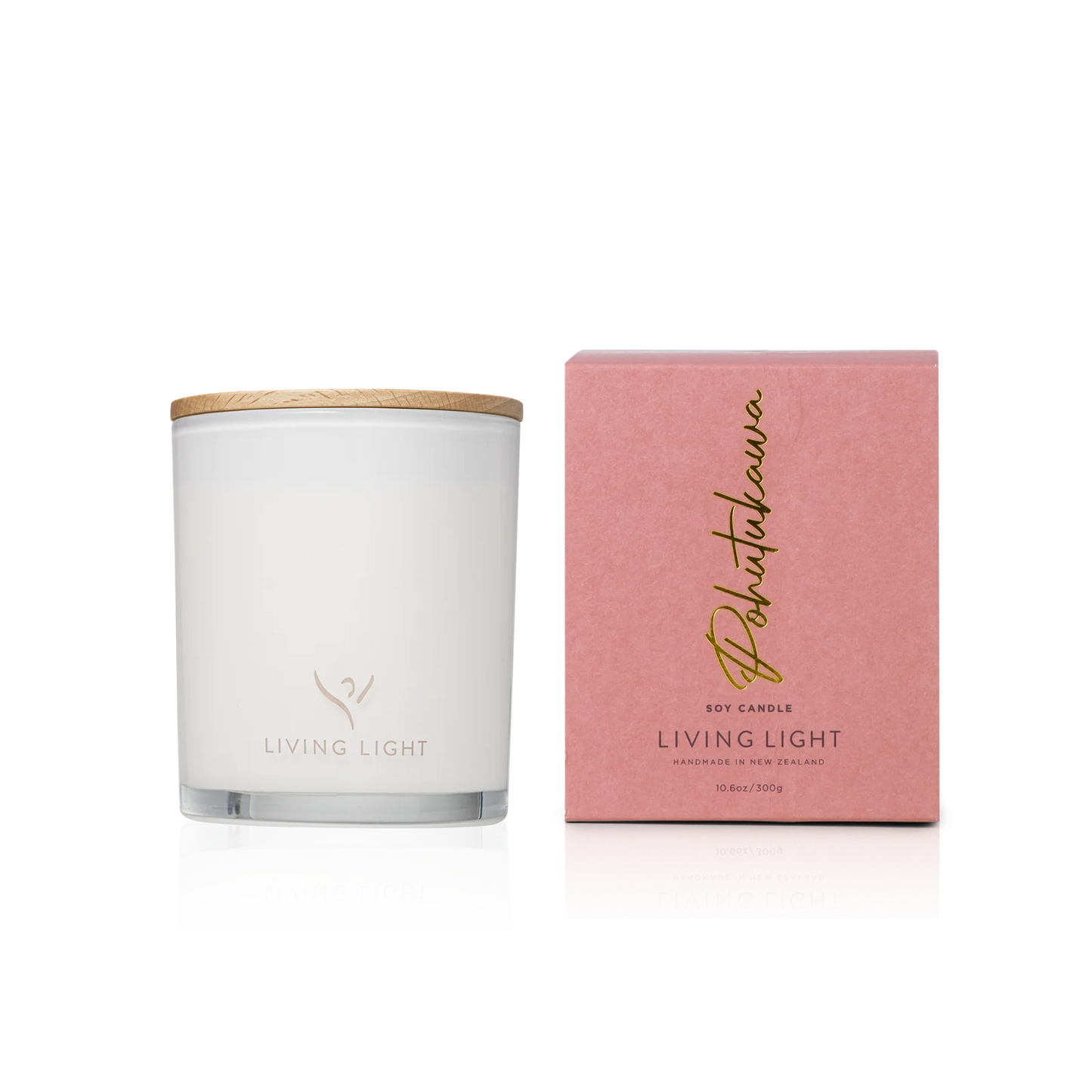 Living Light Large Soy Candle - Pohutukawa
