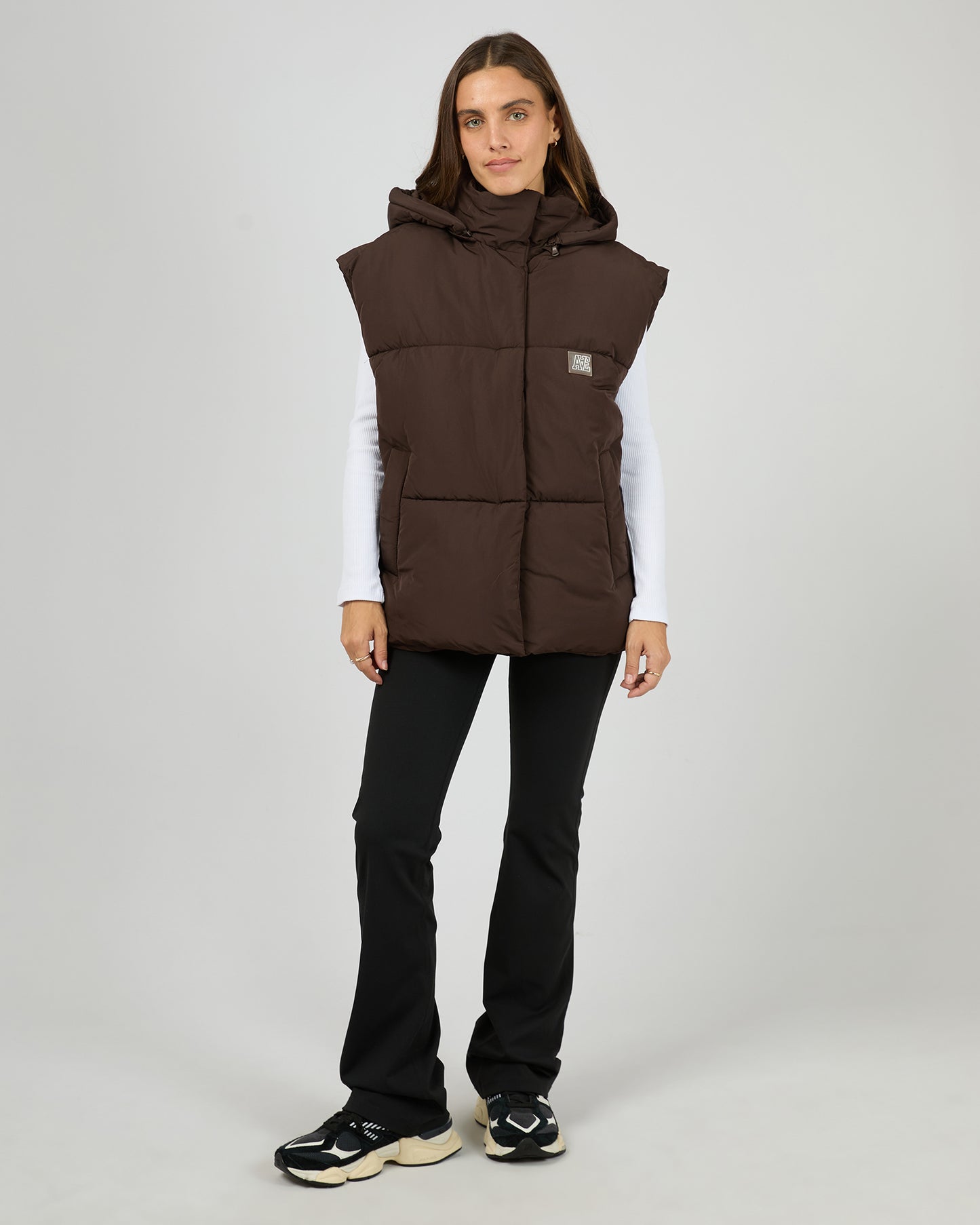 All About Eve Elevate Puffer Vest | Brown