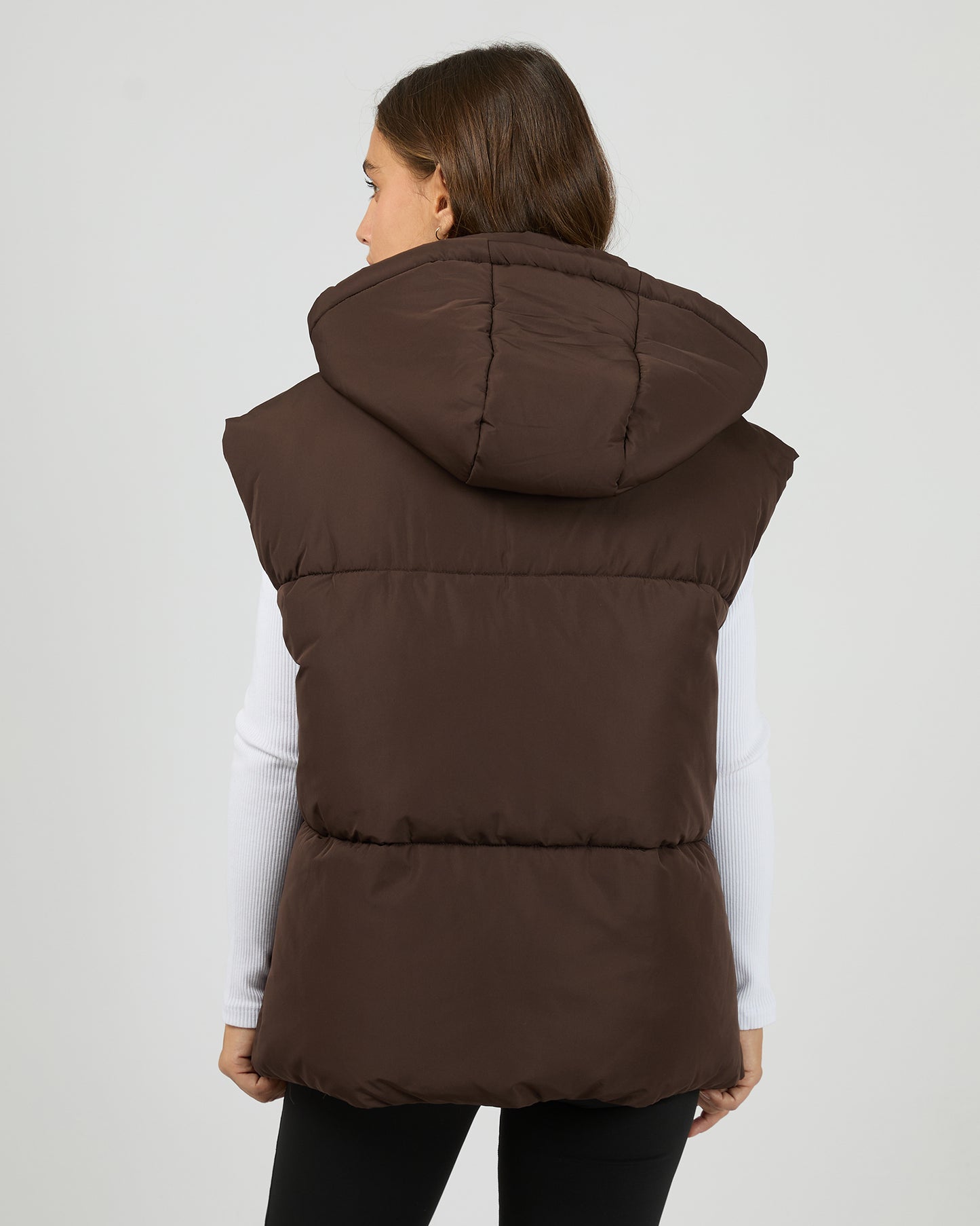 All About Eve Elevate Puffer Vest | Brown