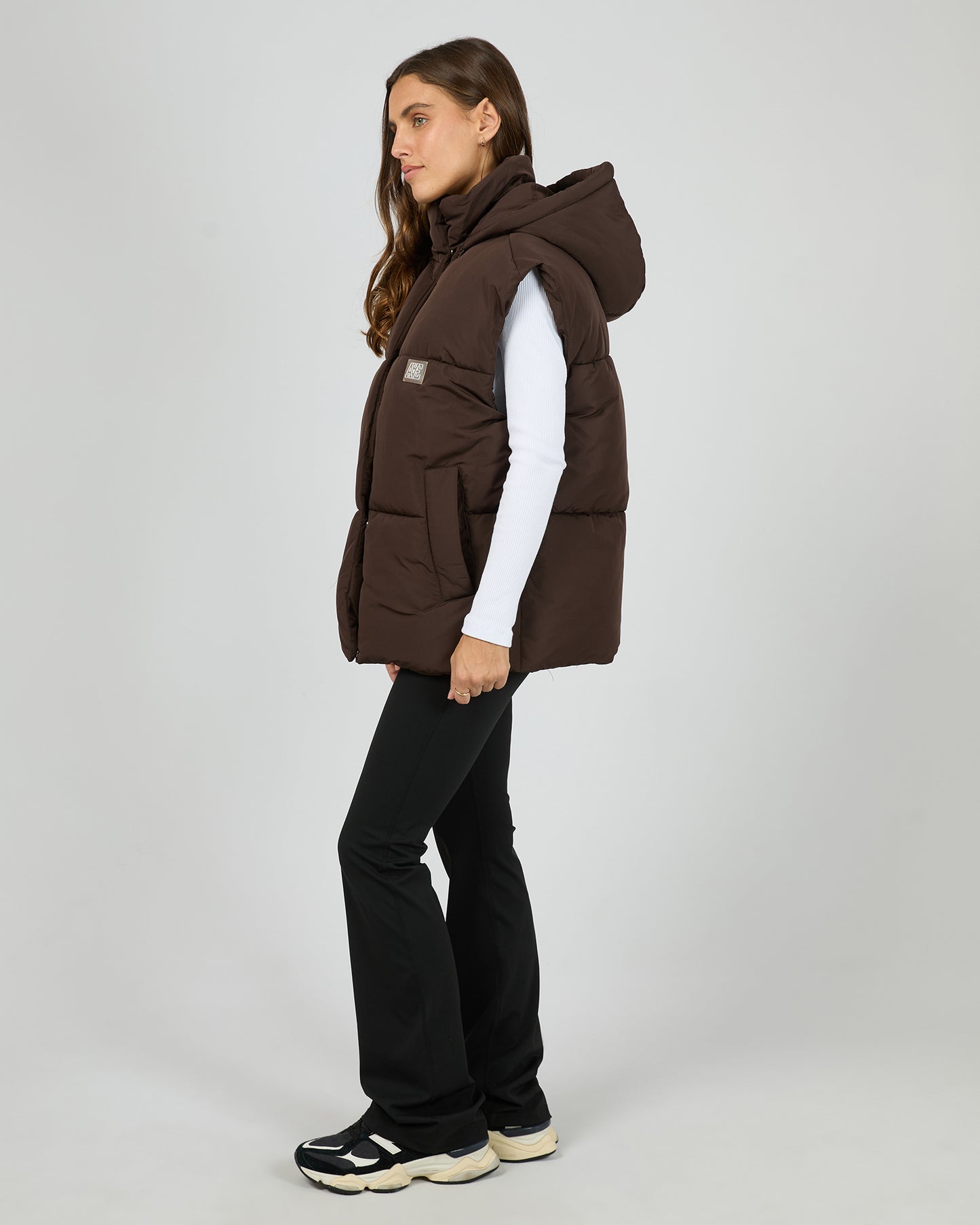 All About Eve Elevate Puffer Vest | Brown
