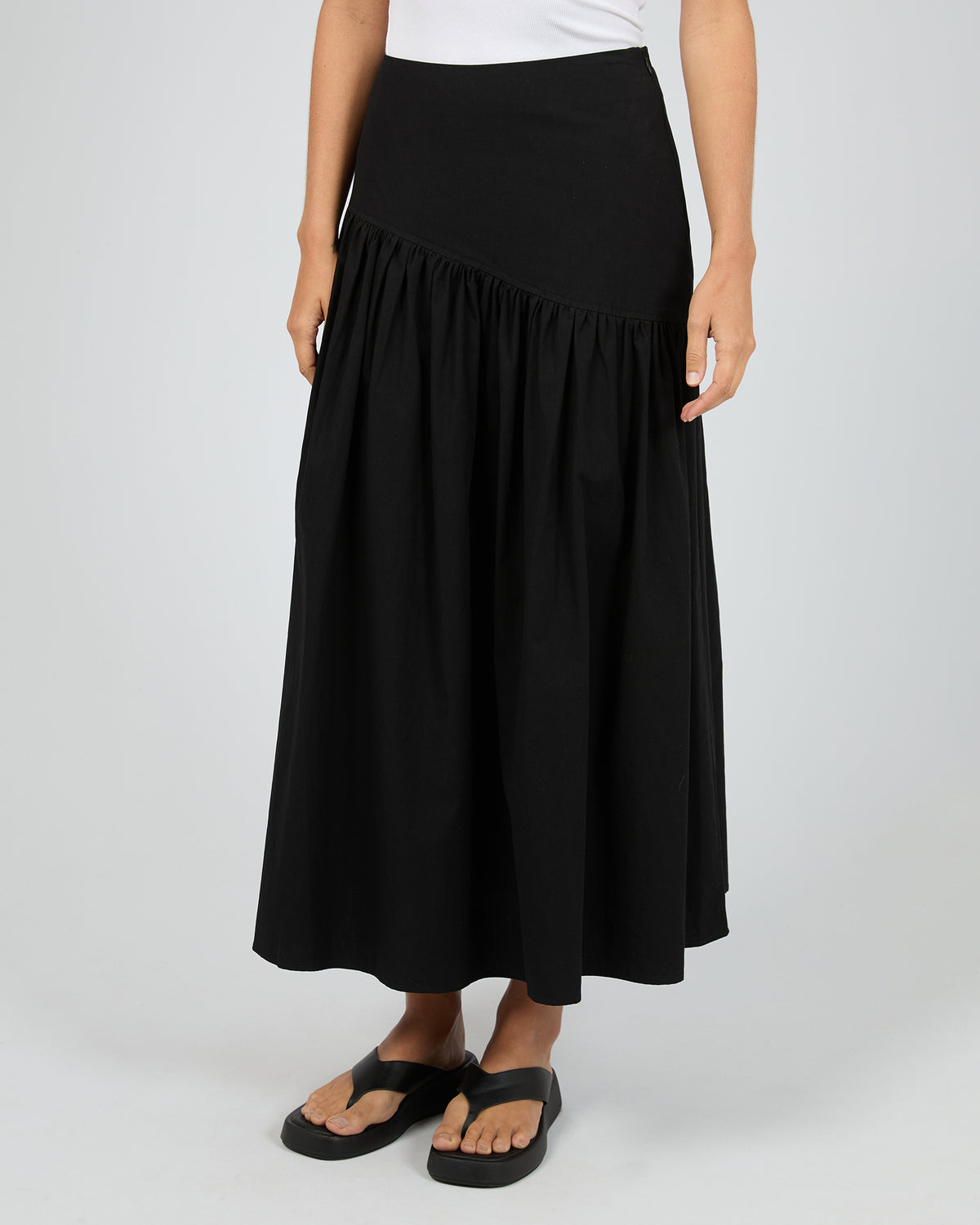 All About Eve Essential Asym Maxi Skirt | Black
