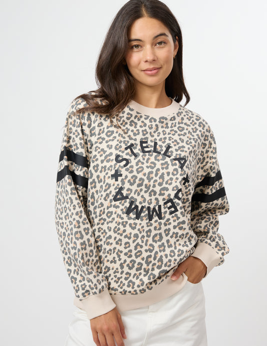 Stella + Gemma Essentials Sweatshirt | Leopard