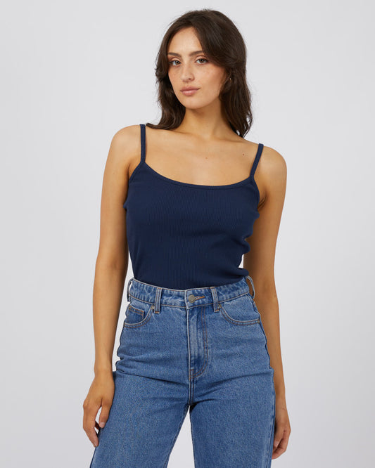 All About Eve Baby Rib Cami | Navy