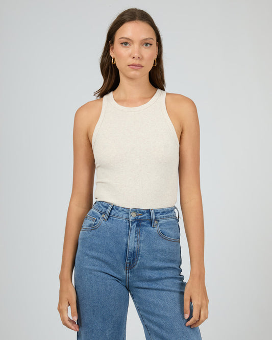 All About Eve Baby Rib Tank | Oat