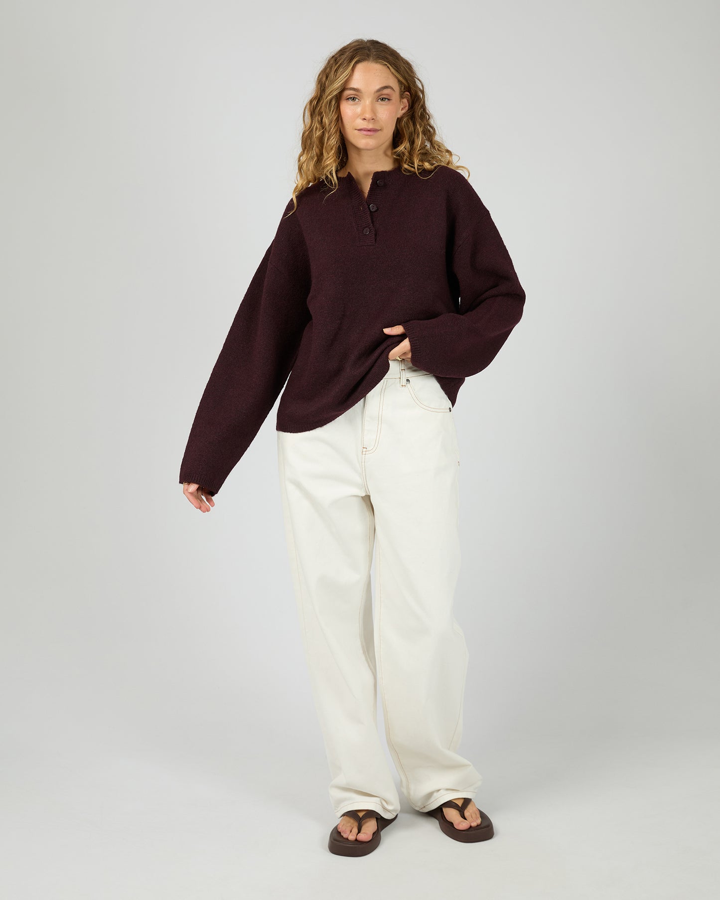 All About Eve Fillipa Knit | Wine
