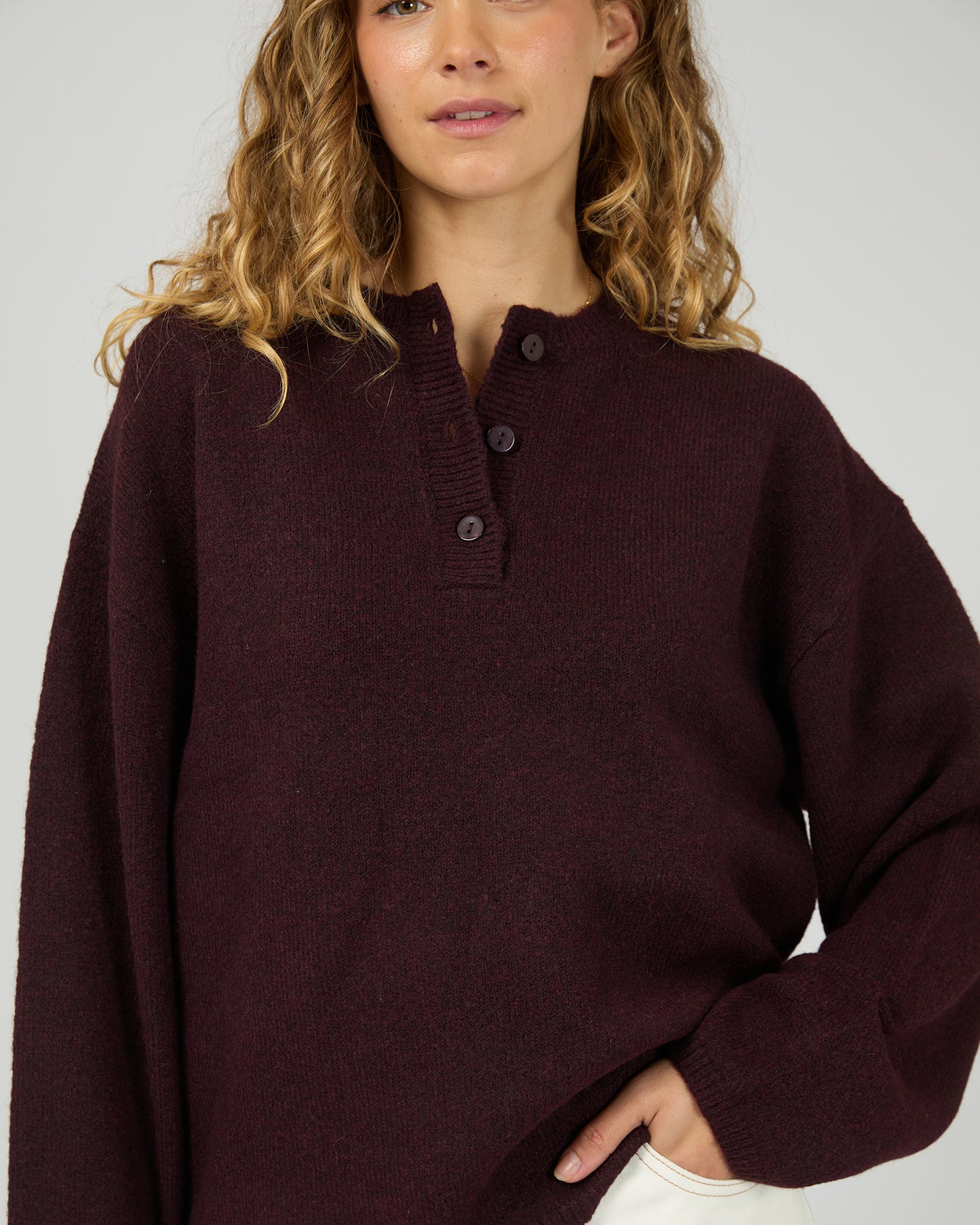 All About Eve Fillipa Knit | Wine