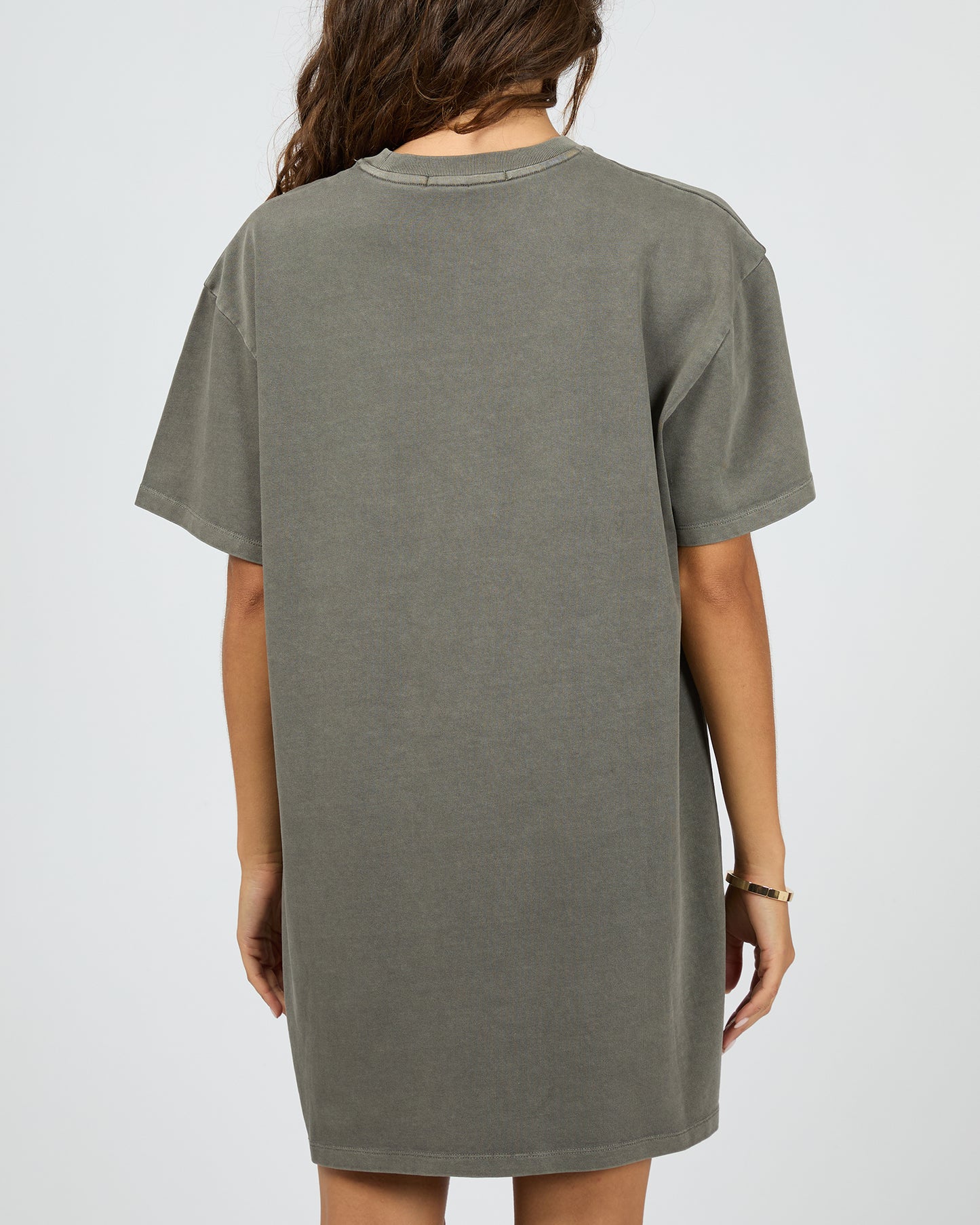 Silent Theory Flying Free Tee Dress | Coal