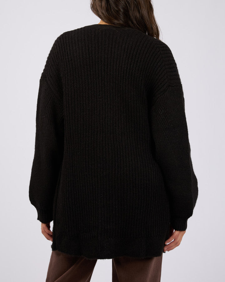 All About Eve Franco Knit Cardigan | Black