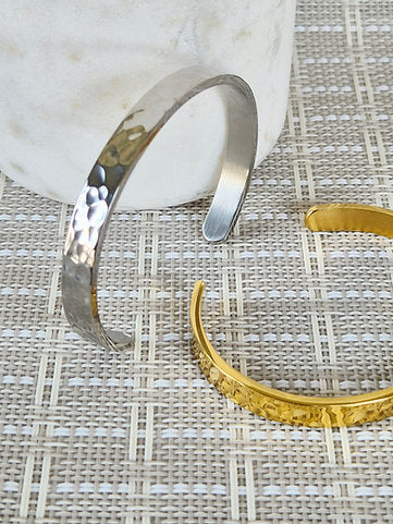 Jojo Hammered Cuff Bangle