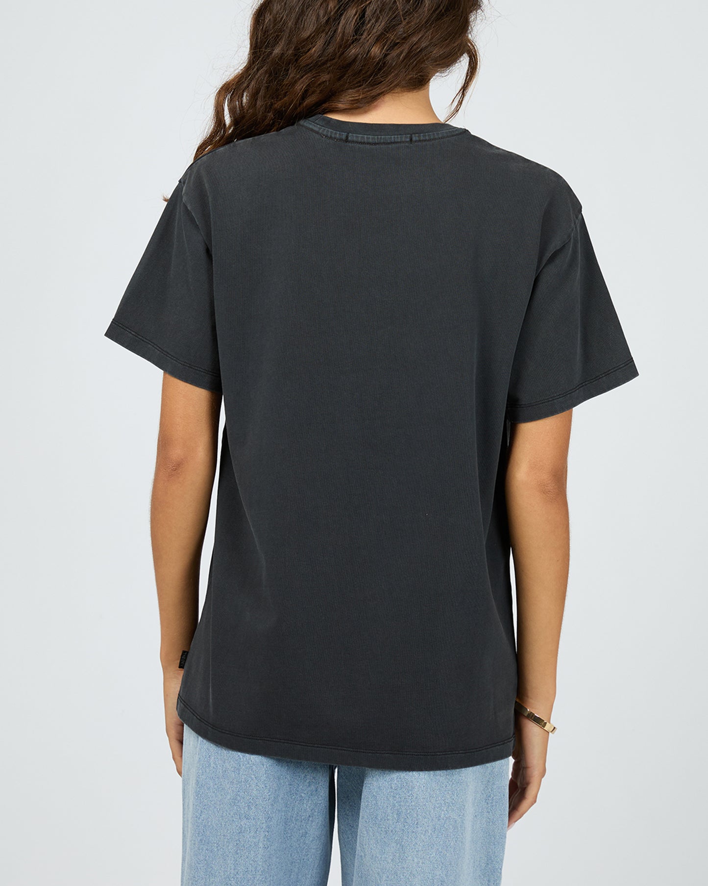 Silent Theory Hand Drawn Tee | Washed Black