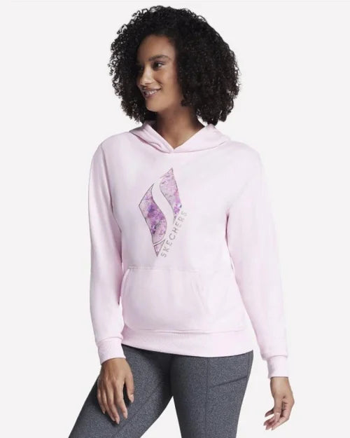 Skechers Floral Diamond Pullover | Cherry Blossom